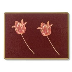 Scully & Scully Tulips Small Glass Placemats -Tabletop Shop unnamed file 3180