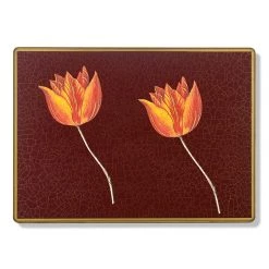 Scully & Scully Tulips Small Glass Placemats -Tabletop Shop unnamed file 3186