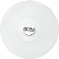 Christofle Vertigo Silverplated & Glass Cheese Tray