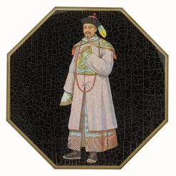 Scully & Scully Mandarin Large Octagonal Glass Mats -Tabletop Shop unnamed file 3194