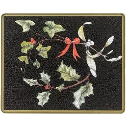 Scully & Scully Christmas Rectangular Glass Placemats