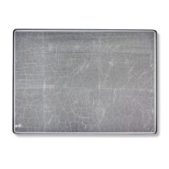 Scully & Scully Silver Leaf Glass Mats & Coasters