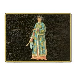 Scully & Scully Mandarin Large Rectangular Glass Mats -Tabletop Shop unnamed file 3246