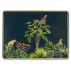 Scully & Scully Azure Blue Jungle Birds Placemats & Coasters