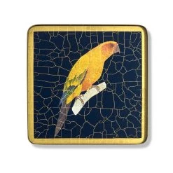 Scully & Scully Azure Blue Jungle Birds Placemats & Coasters -Tabletop Shop unnamed file 3282