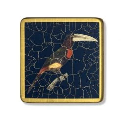 Scully & Scully Azure Blue Jungle Birds Placemats & Coasters -Tabletop Shop unnamed file 3284