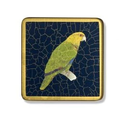 Scully & Scully Azure Blue Jungle Birds Placemats & Coasters -Tabletop Shop unnamed file 3286