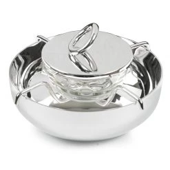 Christofle Vertigo Silverplated Caviar Set