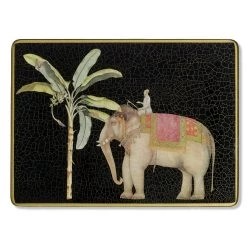 Scully & Scully Indian Elephant With Palm Tree Placemats & Coasters