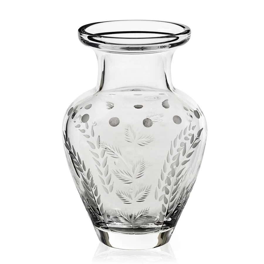William Yeoward Crystal Fern Vases 4 William Yeoward Crystal Fern Vases - Image 2