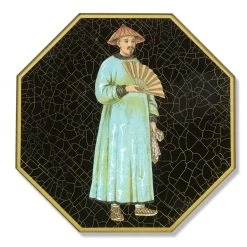 Scully & Scully Mandarin Small Octagonal Glass Mats -Tabletop Shop unnamed file 3374