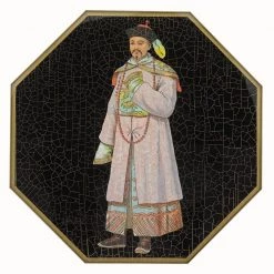 Scully & Scully Mandarin Small Octagonal Glass Mats -Tabletop Shop unnamed file 3376