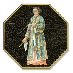 Scully & Scully Mandarin Small Octagonal Glass Mats -Tabletop Shop unnamed file 3378