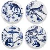 Scully & Scully Blue & White Animal Orient Mats & Coasters