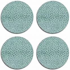Scully & Scully Shagreen Design Round Mats & Coasters 9 Scully & Scully Shagreen Design Round Mats & Coasters -Tabletop Shop unnamed file 3467