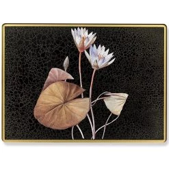 Scully & Scully Exotic Flowers Rectangular Glass Placemats