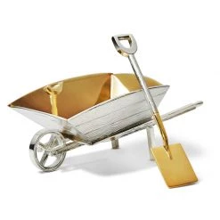 Scully & Scully Sterling Silver Wheelbarrow Salt Cellar