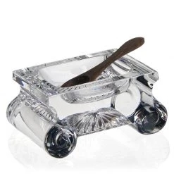 William Yeoward Crystal June Salt Dish & Spoon