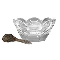 William Yeoward Crystal Lottie Salt Dish & Spoon