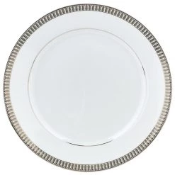 Haviland Plumes Platinum Dinner Plate