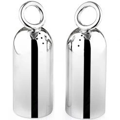 Christofle Vertigo Silverplated Salt & Pepper Shaker Set