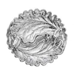 Buccellati Oak Sterling Silver Leaf Dish