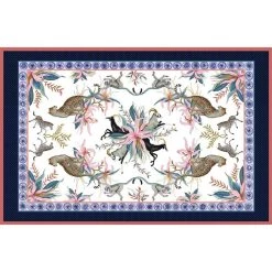 Scully & Scully Leopard Safari Cotton Tablecloth