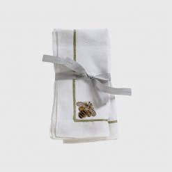Scully & Scully Stripe Bee Napkin, Set Of 2