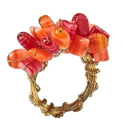 Scully & Scully Poppy Napkin Ring