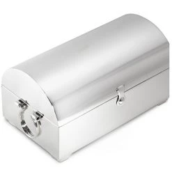 Scully & Scully Sterling Silver Jewelry Casket
