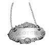 Scully & Scully Sterling Silver Shell & Grape Decanter Label