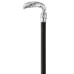 Georg Jensen Salamander Silver Handled Walking Stick -Tabletop Shop unnamed file 3795