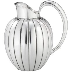 Georg Jensen Melon Sterling Silver Pitcher
