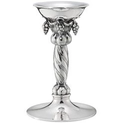 Georg Jensen Grape Sterling Silver Candlestick