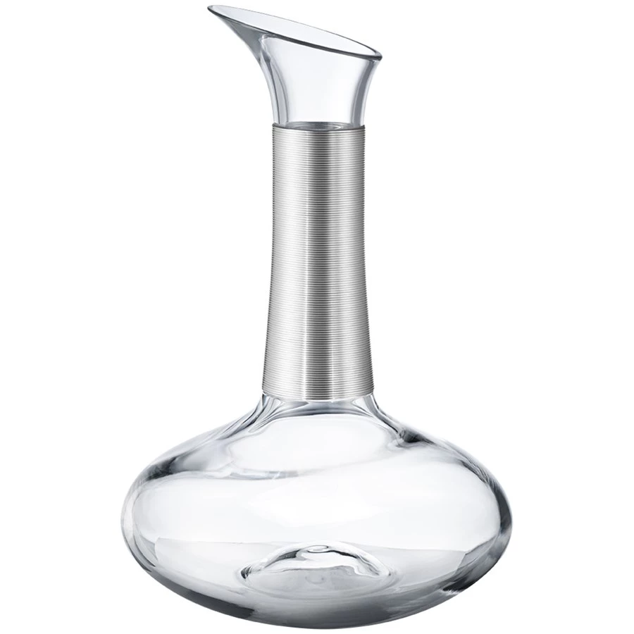 Georg Jensen Koppel Crystal & Sterling Silver Carafe 3 Georg Jensen Koppel Crystal & Sterling Silver Carafe