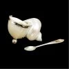Scully & Scully Sterling Silver White Shell Dish With Spoon -Tabletop Shop unnamed file 3832