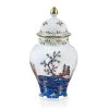 Herend Blue Garden Button Knob Vase