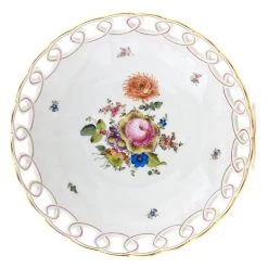 Herend Bouquet De Herend Openwork Basket