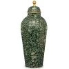 Herend Jardin Zoologique Button Knob Vase, Green -Tabletop Shop unnamed file 428