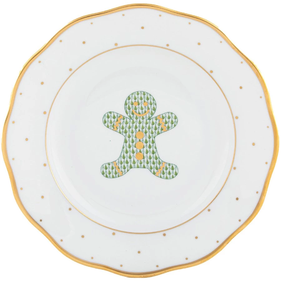 Herend Christmas Dessert China 7 Herend Christmas Dessert China - Image 5