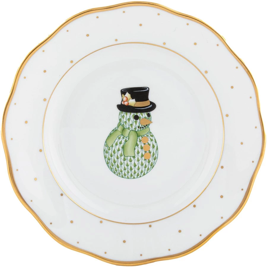 Herend Christmas Dessert China 9 Herend Christmas Dessert China - Image 7