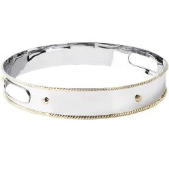 Juliska Periton Stainless Steel Round Bar Tray