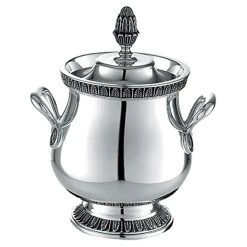 Christofle Malmaison Silverplated Covered Sugar Bowl