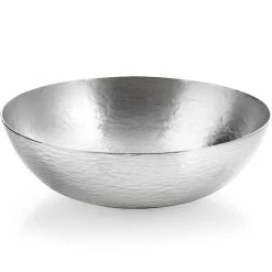 Scully & Scully Silverplated Hand Hammered Fruit Bowl
