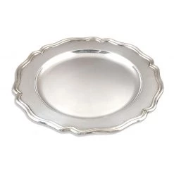 Scully & Scully Silverplated Chippendale Service Plate