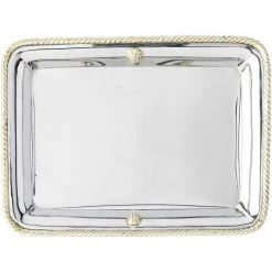 Juliska Periton Stainless Steel Rectangular Bar Tray