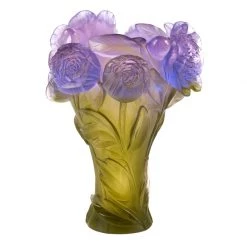 Daum Crystal Peony Vase -Tabletop Shop unnamed file 689
