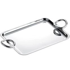Christofle Vertigo Silverplated Trays
