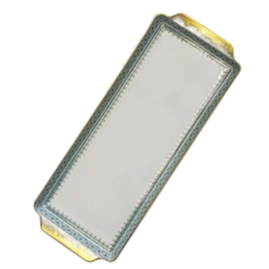 Mottahedeh Green Lace Sandwich Tray 3 Mottahedeh Green Lace Sandwich Tray