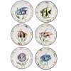Scully & Scully Shell Border Dessert Plate, Set Of 6 -Tabletop Shop unnamed file 779